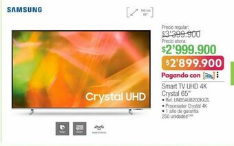 Jumbo Smart tv uhd 4k crystal 65" oferta