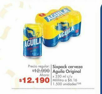 Metro Cerveza águila oferta