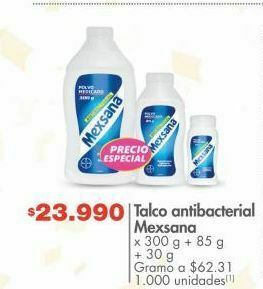 Metro Talco mexsana oferta