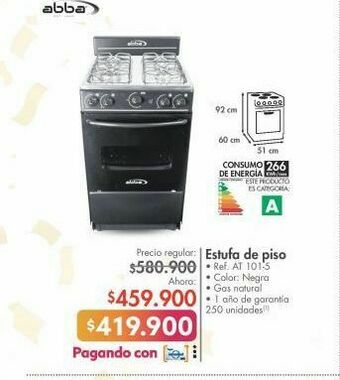 Metro Estufa abba oferta