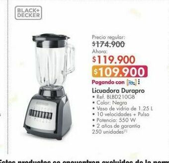 Metro Licuadora black & decker oferta