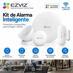 Falabella Kit Alarma Inteligente CS-TX/A3-R100 con Gateway, PIR, Magnético y Botón oferta