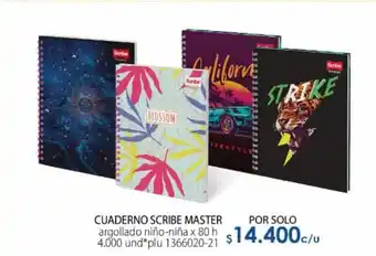 Colsubsidio Cuaderno Scribe Master oferta