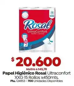 Mercaldas Papel Higiénico Rosal Ultraconfort oferta