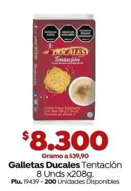Mercaldas Galletas Ducales Tentación oferta