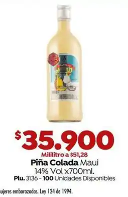 Mercaldas Piña Colada Maui oferta