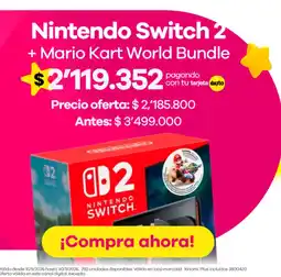 Éxito Nintendo Switch 2 Mario Kart World Bundle oferta