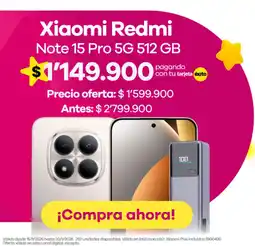 Éxito Xiaomi Redmi Note 15 Pro 5G 512 GB oferta
