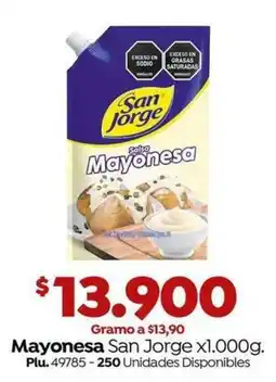 Mercaldas Mayonesa San Jorge oferta