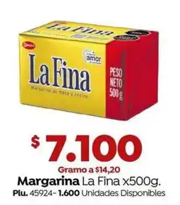 Mercaldas Margarina La Fina oferta