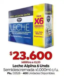 Mercaldas Leche Alpina oferta