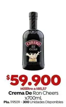 Mercaldas Crema De Ron Cheers oferta
