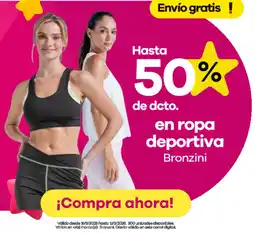 Éxito Bronzini ropa deportiva oferta