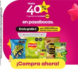 Éxito Margarita pasabocas oferta