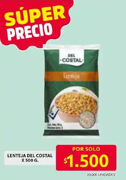 Ara Lenteja del costal oferta