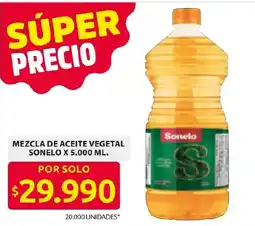 Ara Sonelo mezcla de aceite vegetal oferta