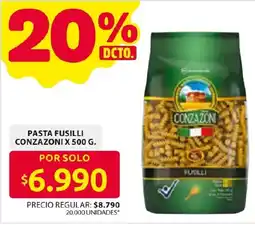 Ara Conzazoni pasta fusilli oferta