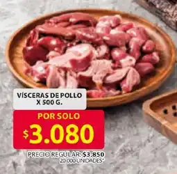 Ara Vísceras de pollo oferta
