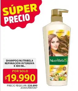 Ara Nutribela shampoo reparación intensiva oferta
