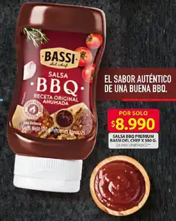 Ara Bassi del chef salsa bbq oferta