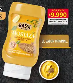 Ara Bassi del chef mostaza clásica mostaza amarilla oferta