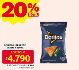 Ara Doritos jalapeño verde oferta