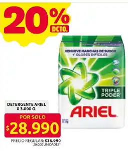 Ara Detergente ariel oferta