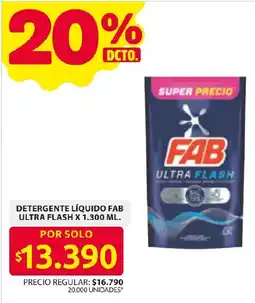 Ara Fab detergente liquido ultra flash oferta