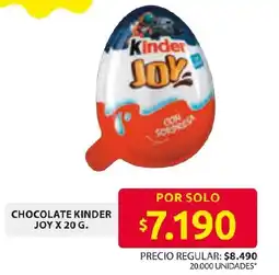 Ara Kinder chocolate joy oferta