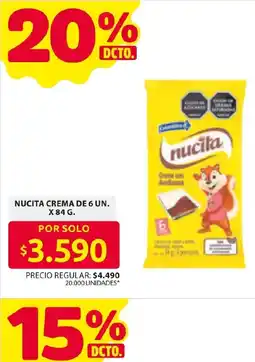 Ara Nucita crema de 6 un. oferta