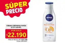 Ara Nivea crema corporal reafirmante q10 oferta