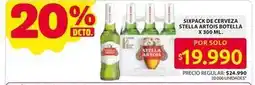 Ara Stella artois - sixpack de cerveza botella oferta