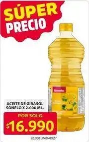 Ara Sonelo - aceite de girasol oferta