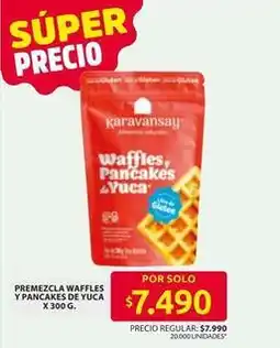 Ara Premezcla waffles y pancakes de yuca oferta