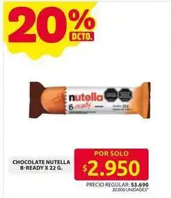 Ara Nutella - chocolate b-ready oferta