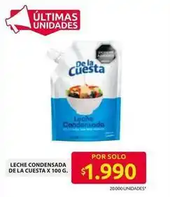 Ara Cuesta - leche condensada oferta