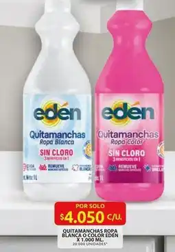 Ara Eden - quitamanachas ropa blanca o color oferta