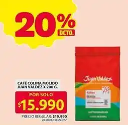 Ara Juan valdez café - café colina molido oferta