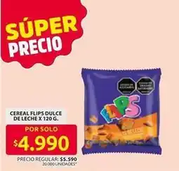 Ara Flips - cereal flips dulce de leche oferta