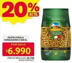Ara Conzazoni - pasta fusilli oferta