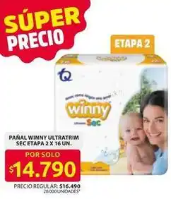 Ara Winny - pañal winny ultratrim sec etapa 2 oferta