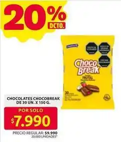 Ara Choco break - chocolates oferta