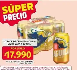 Águila - cerveza aguila light lata