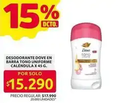 Ara Dove - desodorante en barra uniforme oferta