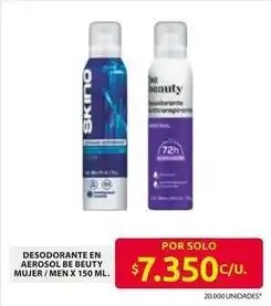 Ara Be beauty - aerosol be beauty mujer / men oferta