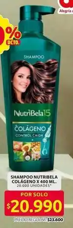 Ara Nutribela - shampoo colágeno control caída oferta