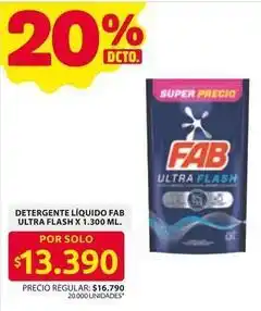 Ara Fab - detergente líquido ultra flash oferta