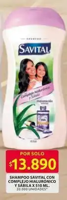 Ara Savital - shampoo con complejo hialurónico y sábila oferta