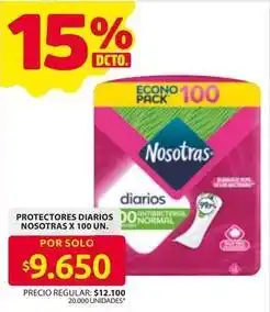 Ara Nosotras - protectores diarios oferta