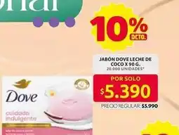 Ara Dove - jabón leche de coco oferta